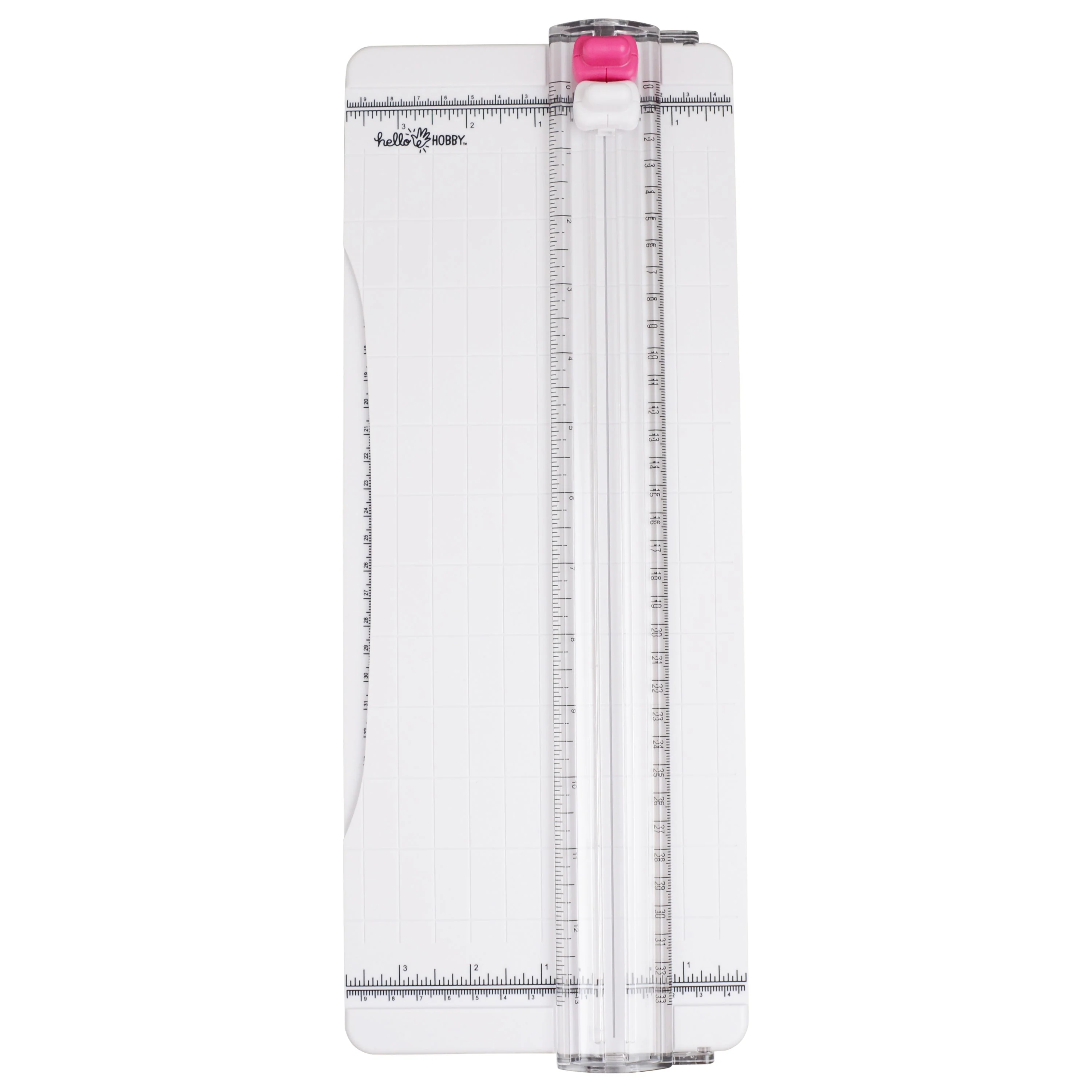 Hello Hobby Multi-Purpose Personal Paper Trimmer, 13", Plastic, Pink, 1-Count (55965-PARENT)