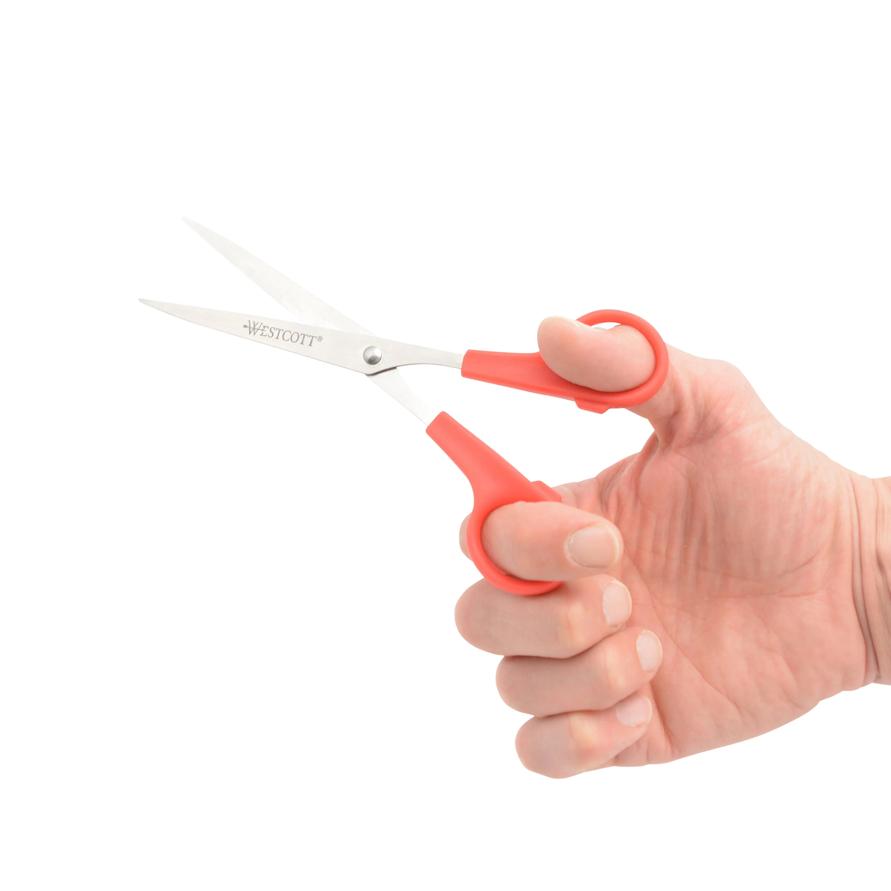 Westcott All Purpose Value Scissors, 7", Red (40617) - Image 2