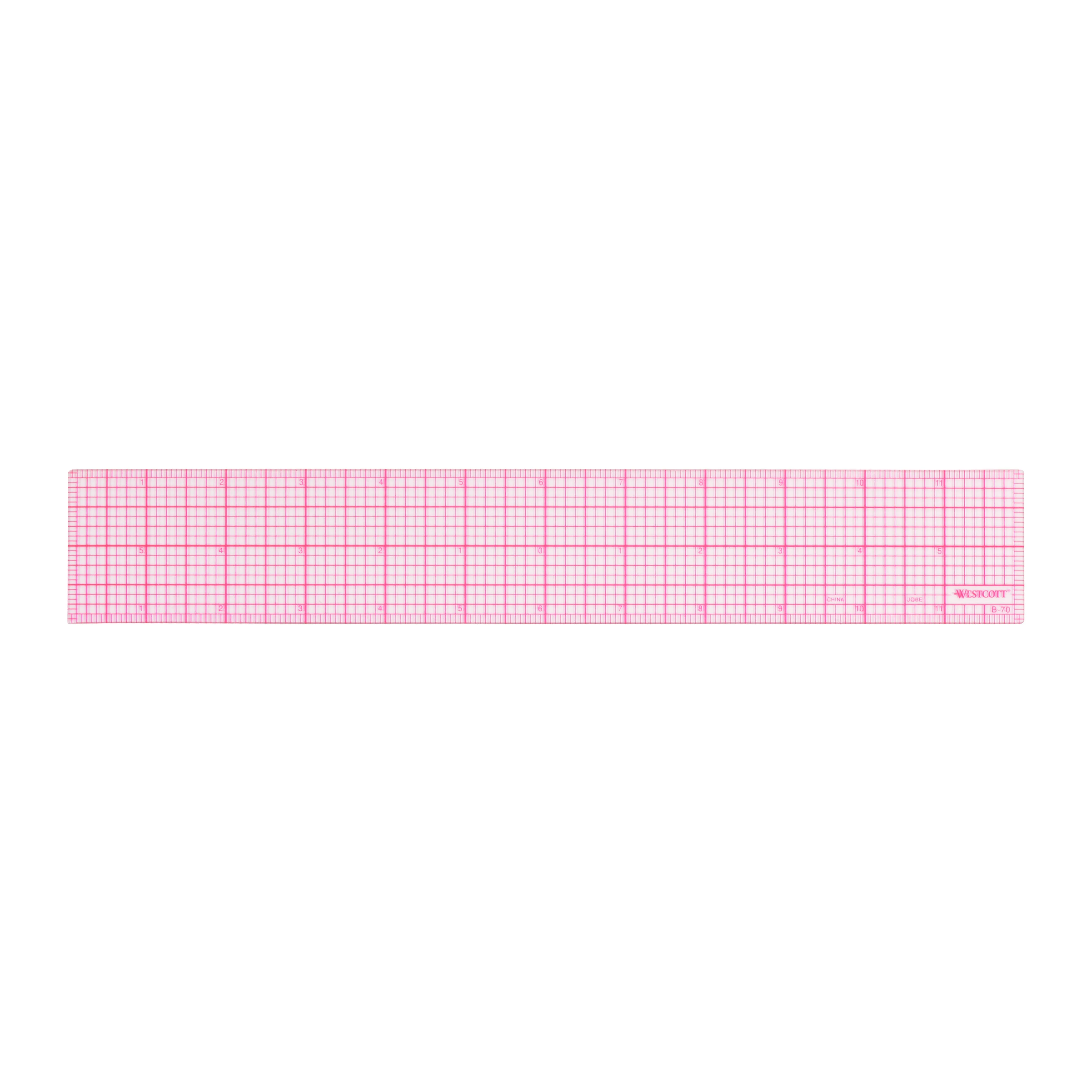 Westcott 12" 8ths Beveled Ruler (B-70)