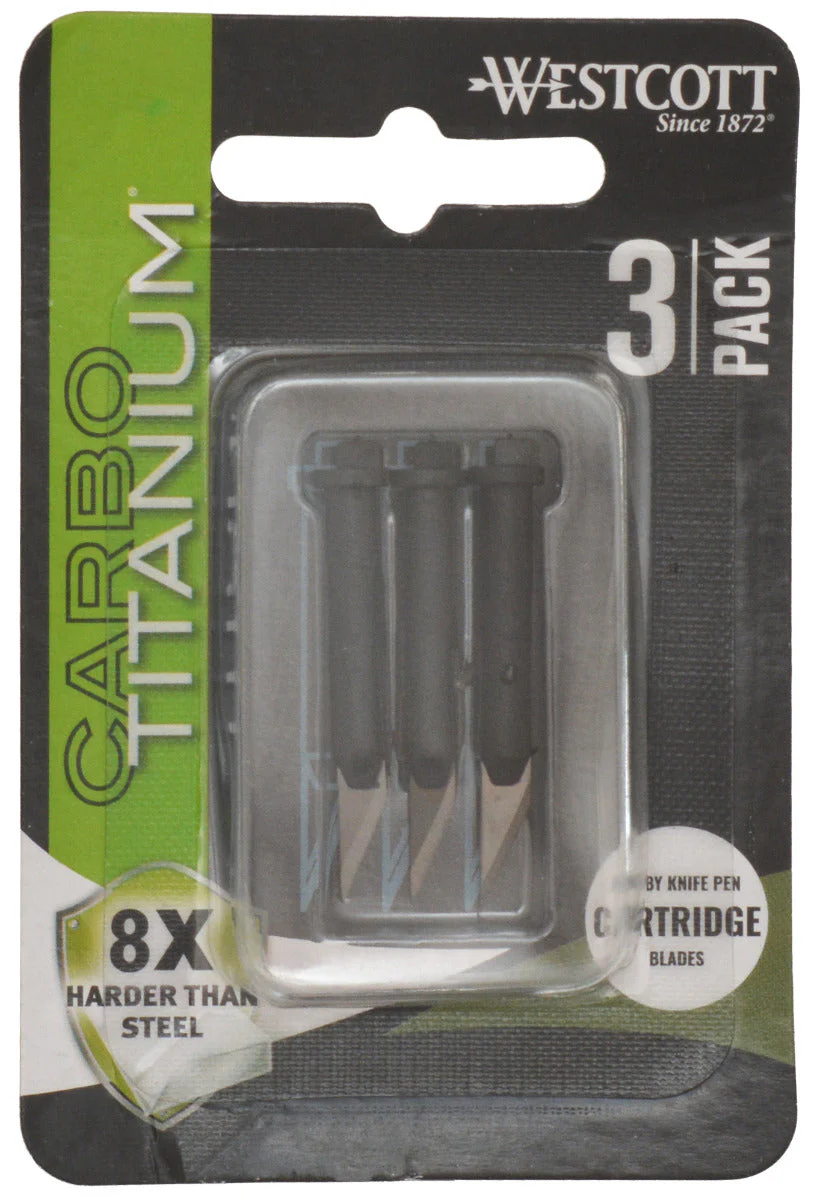 Westcott 3-Pack CarboTitanium® Fine Point Cartridges (17318) - Image 5
