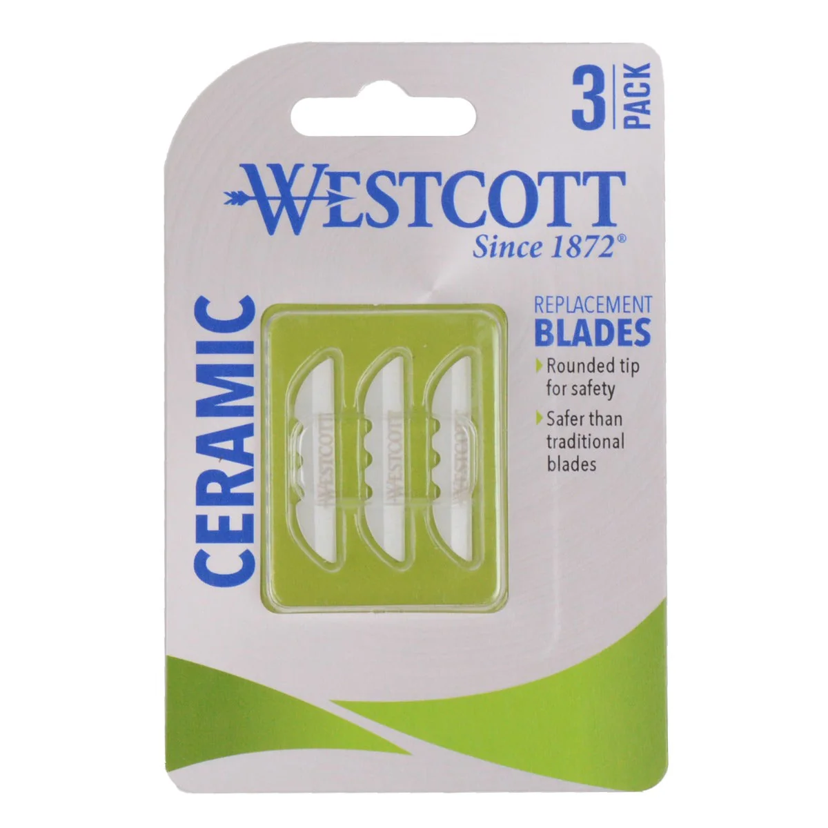 Westcott 3-Pack Ceramic Replacement Blades (00648) - Image 4