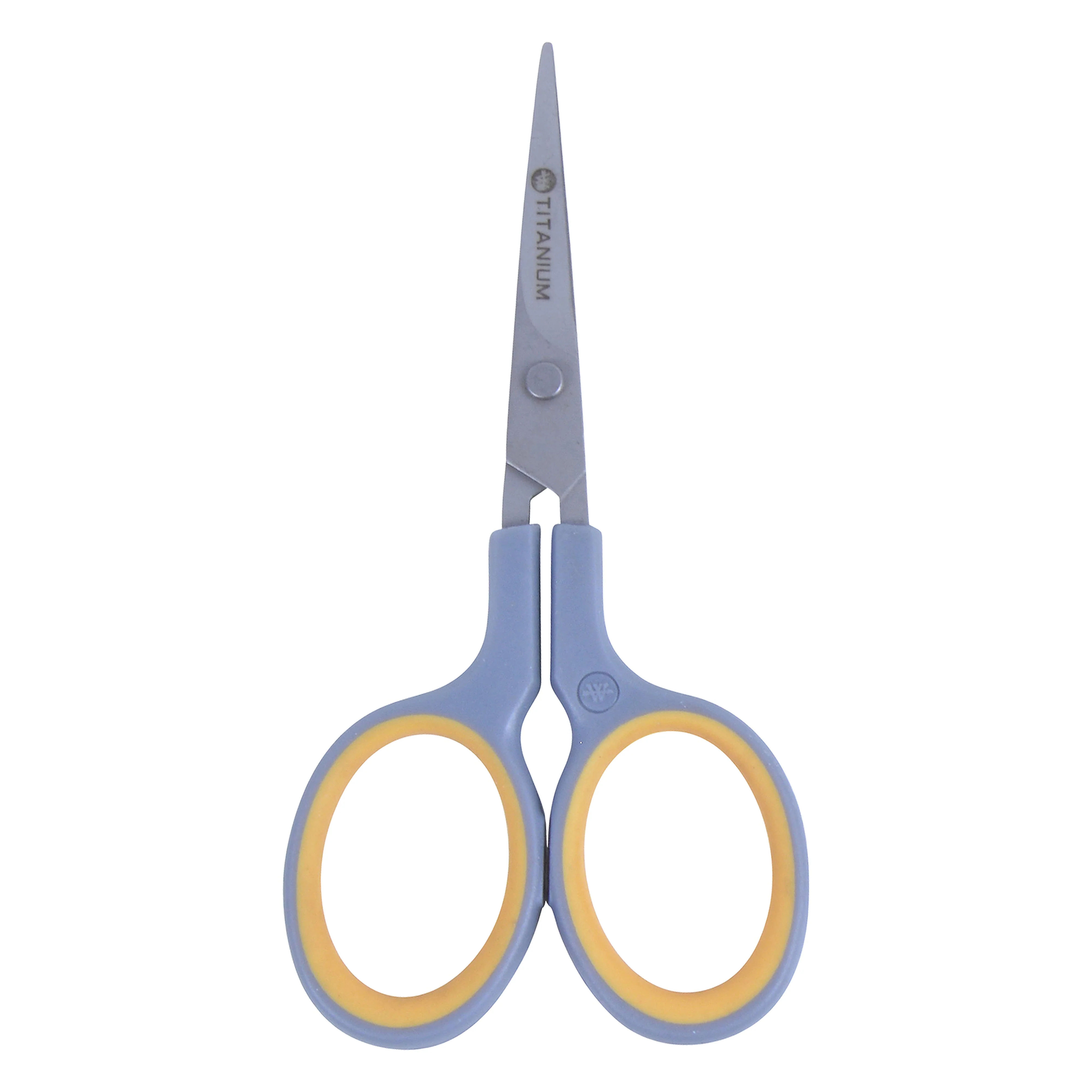 Westcott 4" Soft Handle Titanium Bonded Curved Embroidery Scissors (13865)