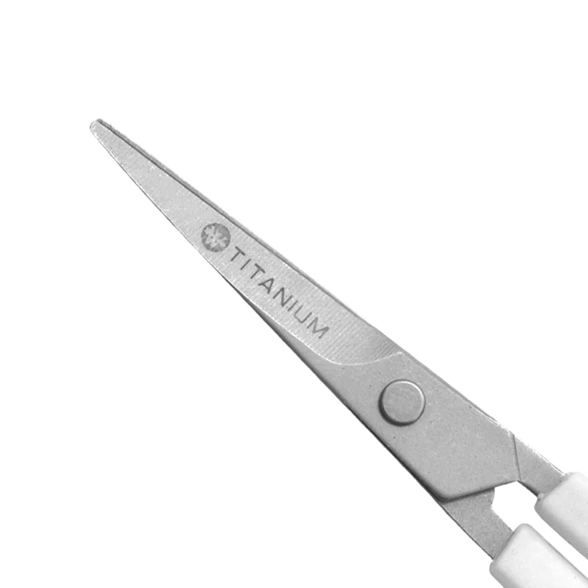 Westcott 4" Titanium Bonded Curved Blade Embroidery Scissors, White/Gray (16380) - Image 7