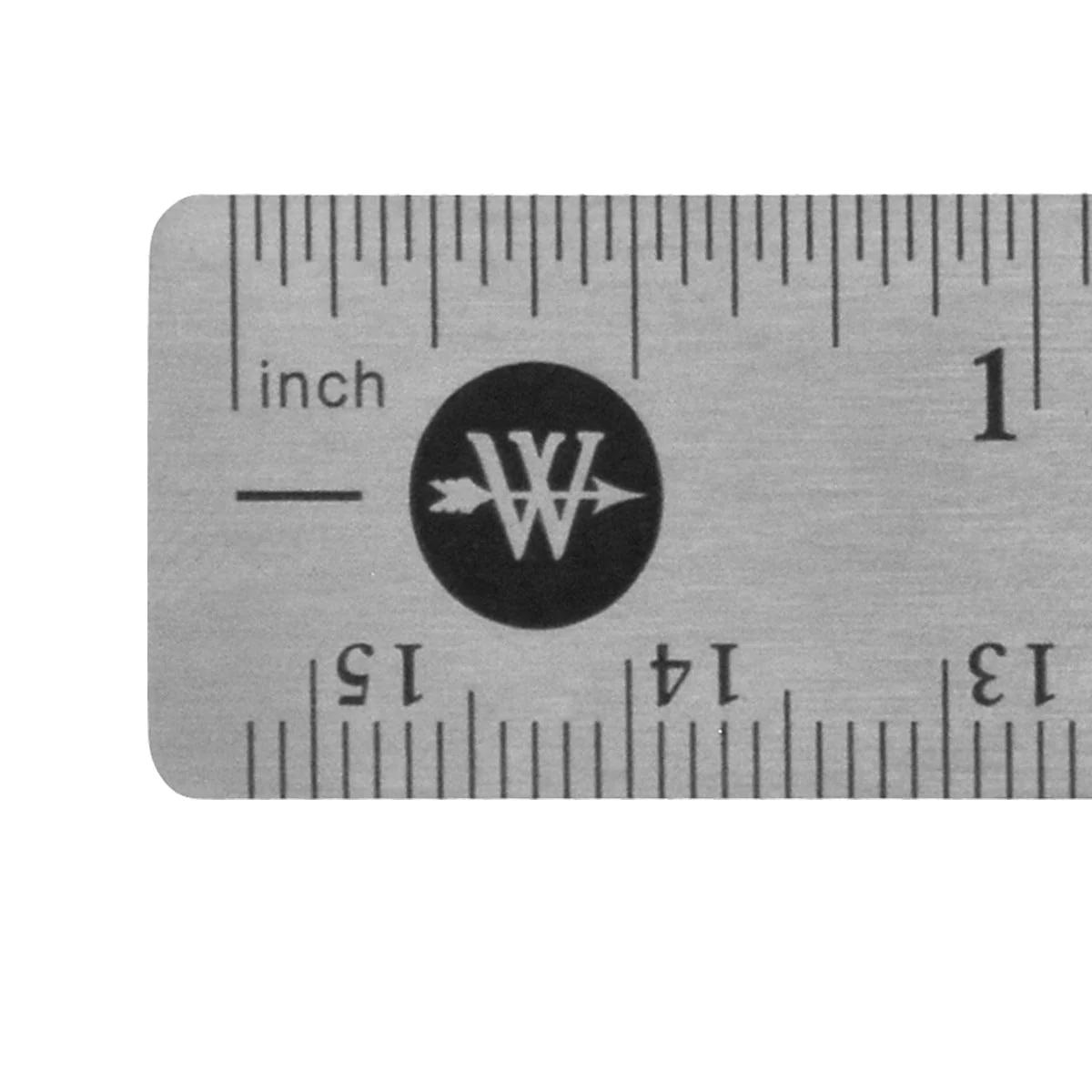 Westcott Stainless Steel 6" Office Ruler With Non Slip Cork Base (10414) - Image 3