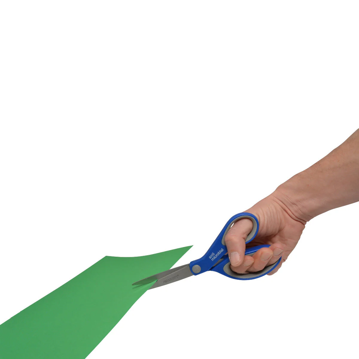 Westcott 8" Straight Soft Handle Anti-microbial Scissors (17930) - Image 5