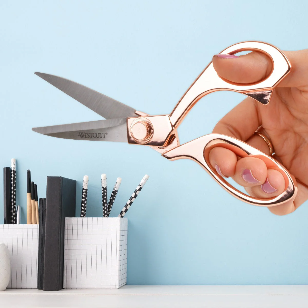 Westcott 8" Rose Gold Scissor (16968) - Image 8