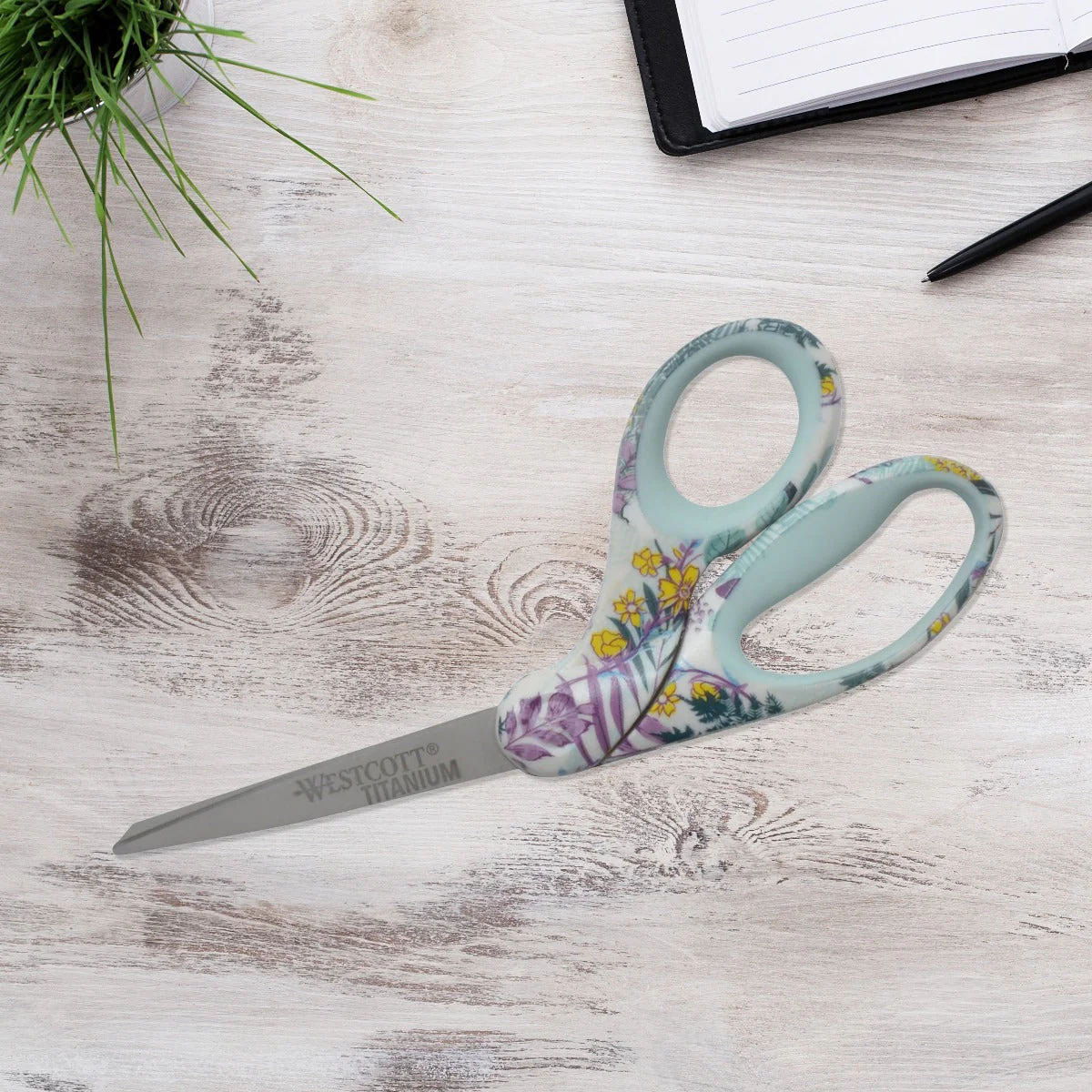 Westcott 8" Titanium Bonded Fashion Scissors, Bent - Image 8
