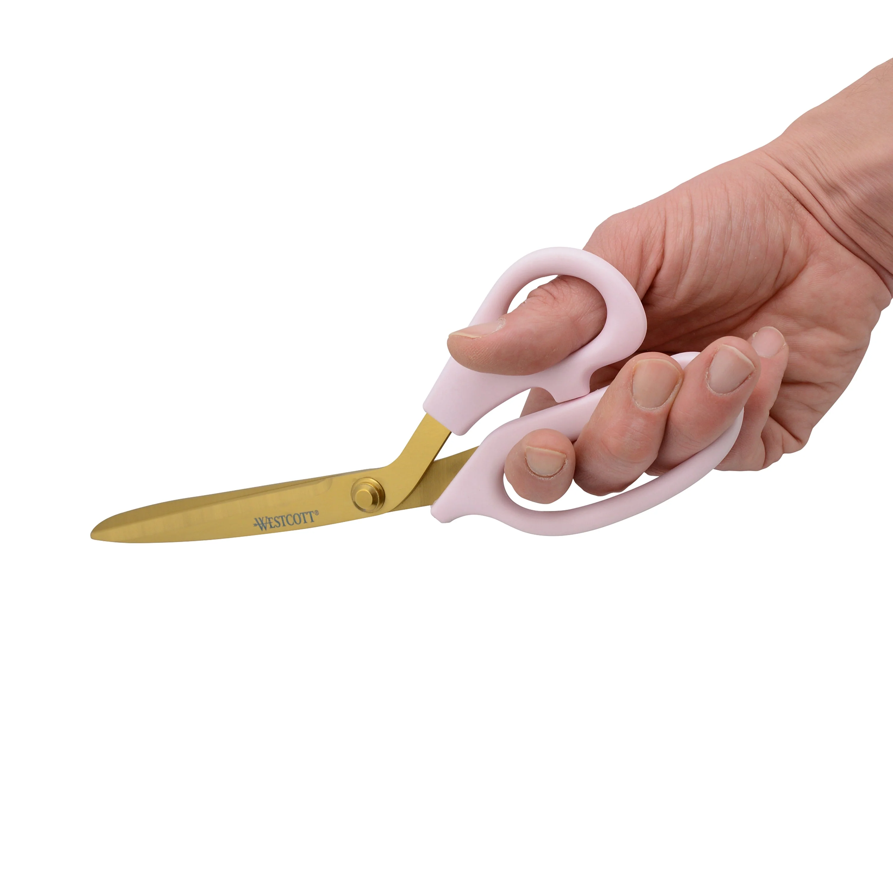 Westcott  9in All Purpose Kitchen Shears, Pink with Gold Blade (00824) - Image 2