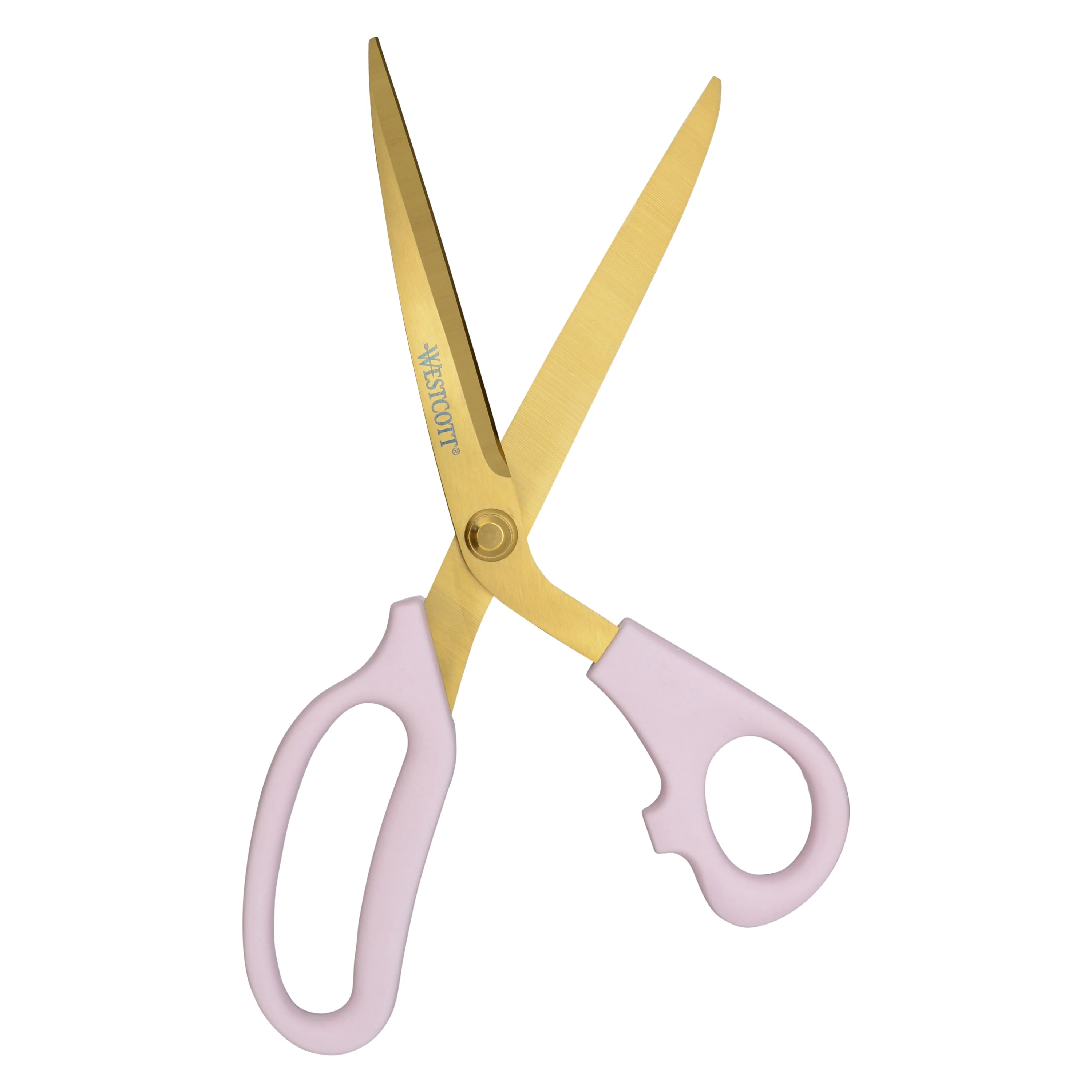 Westcott  9in All Purpose Kitchen Shears, Pink with Gold Blade (00824) - Image 4