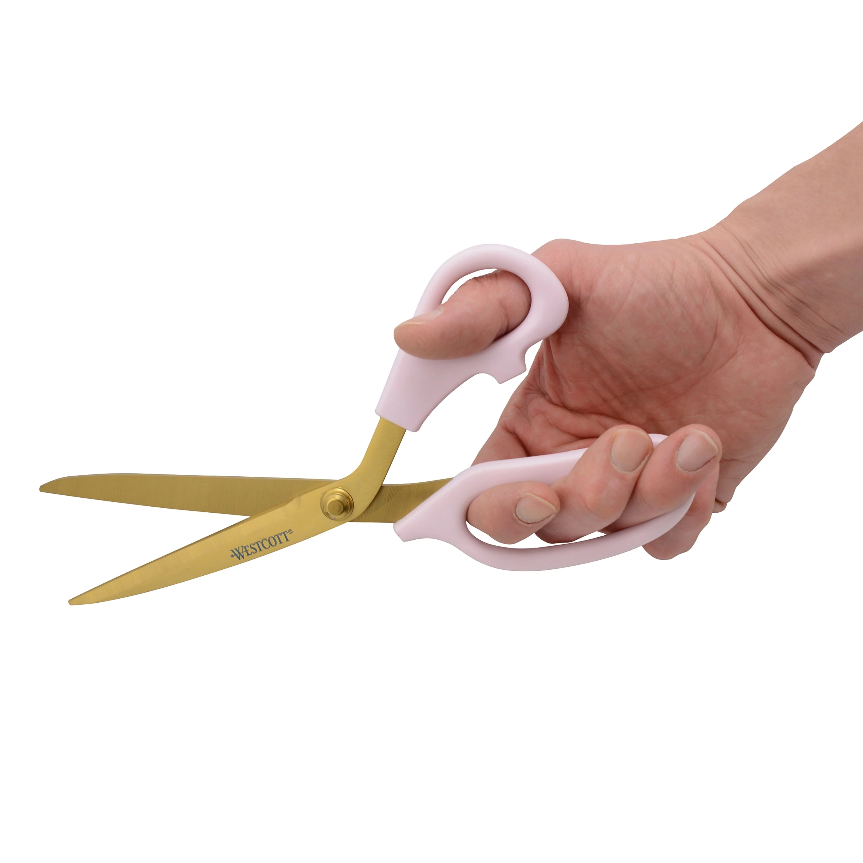 Westcott  9in All Purpose Kitchen Shears, Pink with Gold Blade (00824) - Image 6