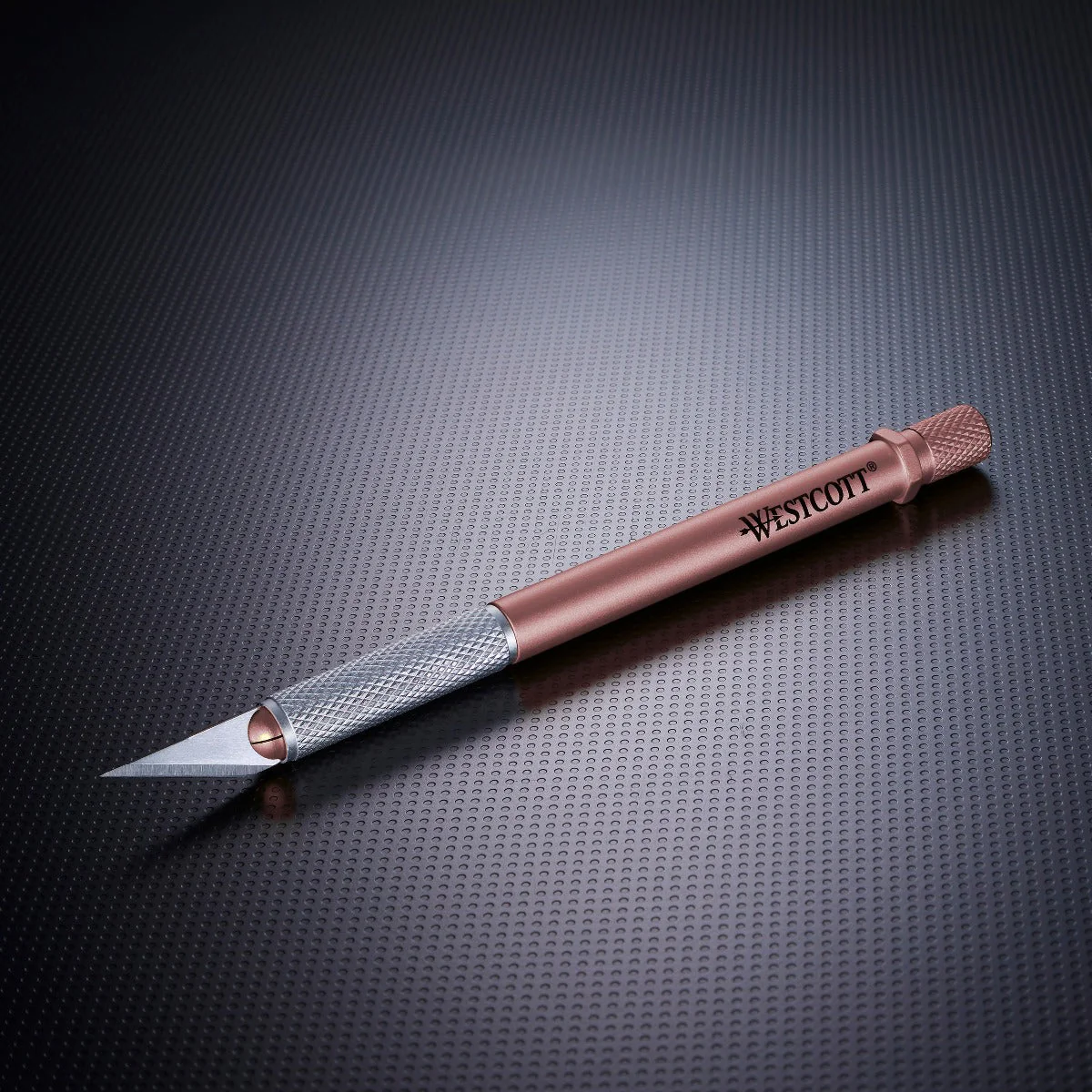 Westcott CarboTitanium Bonded Regular Size Hobby Knife, Rose Gold (17308) - Image 4