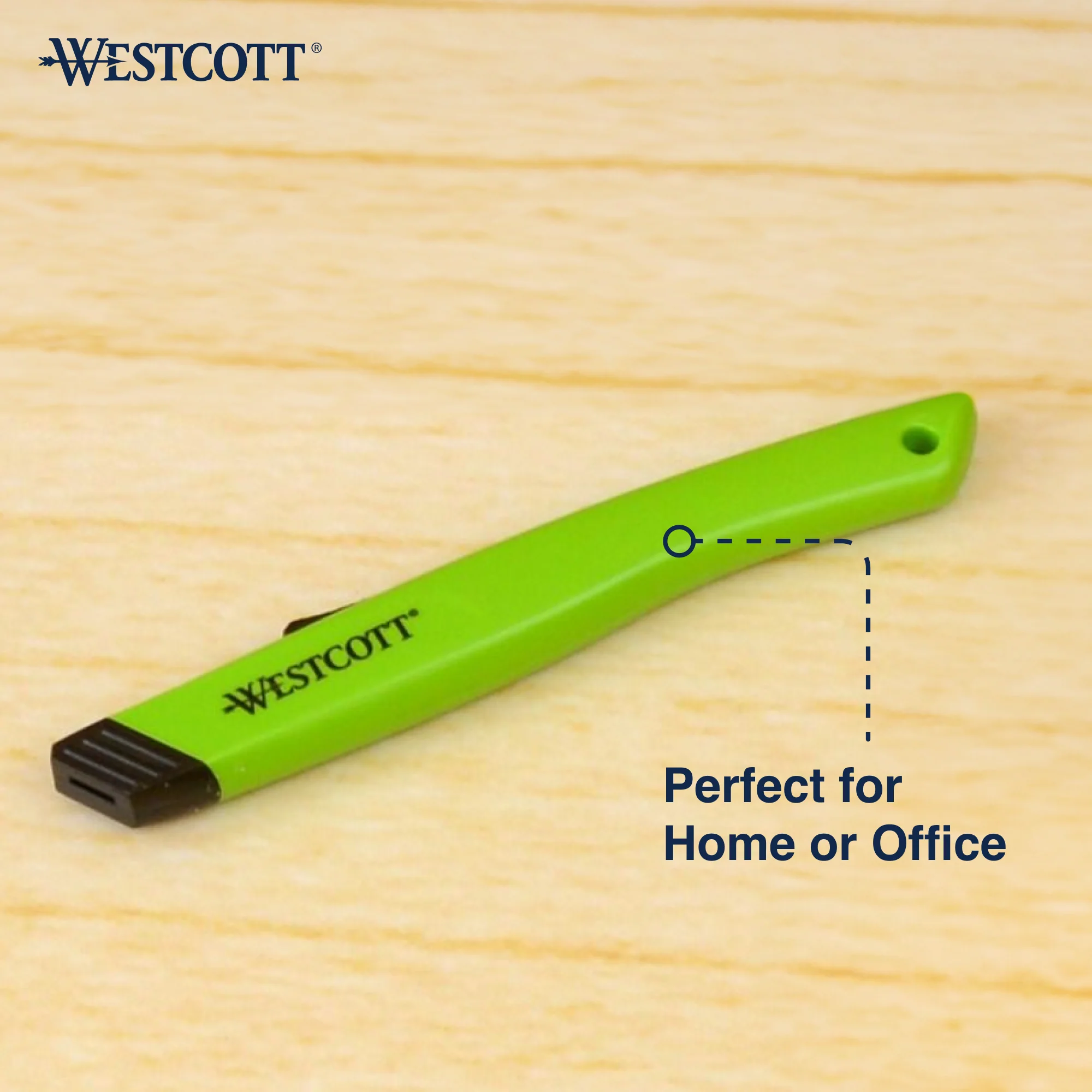 Westcott Full Size Auto Retractable Ceramic Utility Box Cutter (16475) - Image 5