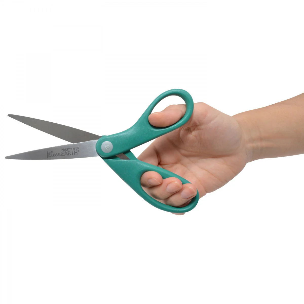 Westcott KleenEarth 8" Straight Rice Husk Scissors 2pk, Assorted Colors (14882) - Image 2