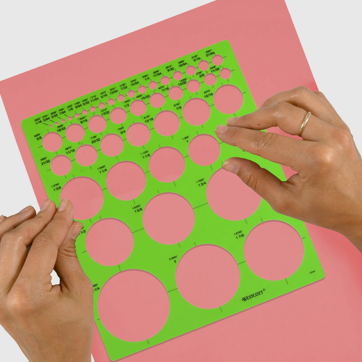Westcott Large and Small Circles Template (T-831) - Image 3