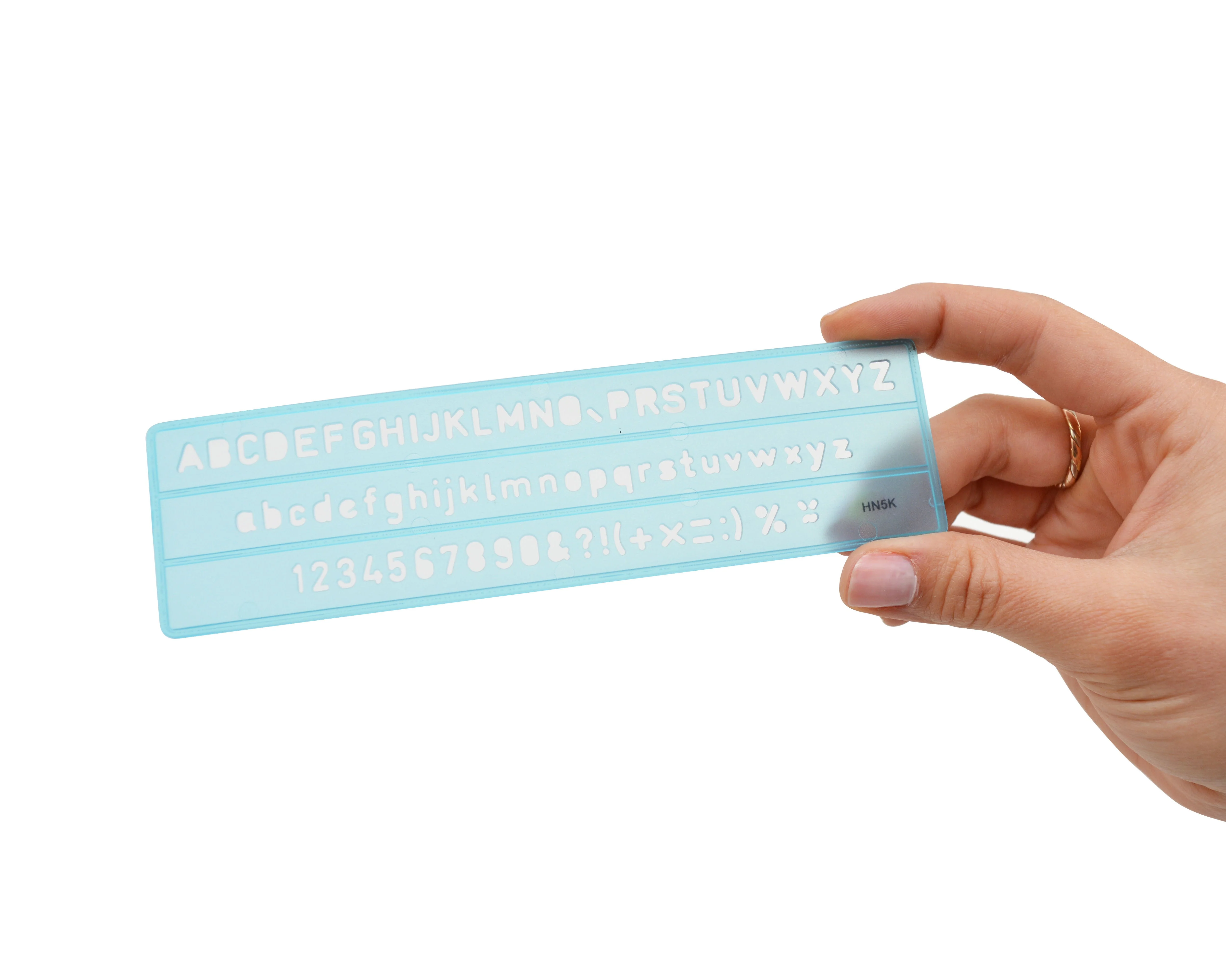 Westcott Letter Stenciling Guides (4 sizes) (02145) - Image 5