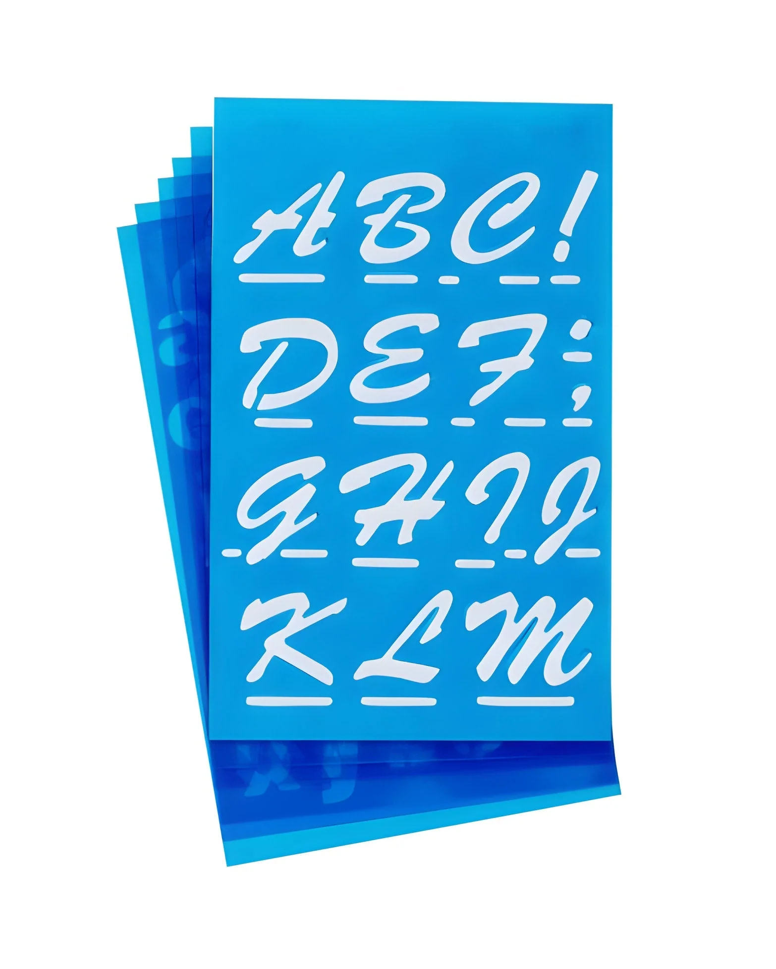 Westcott LetterCraft 2" Stencil, Brush Font (15843)