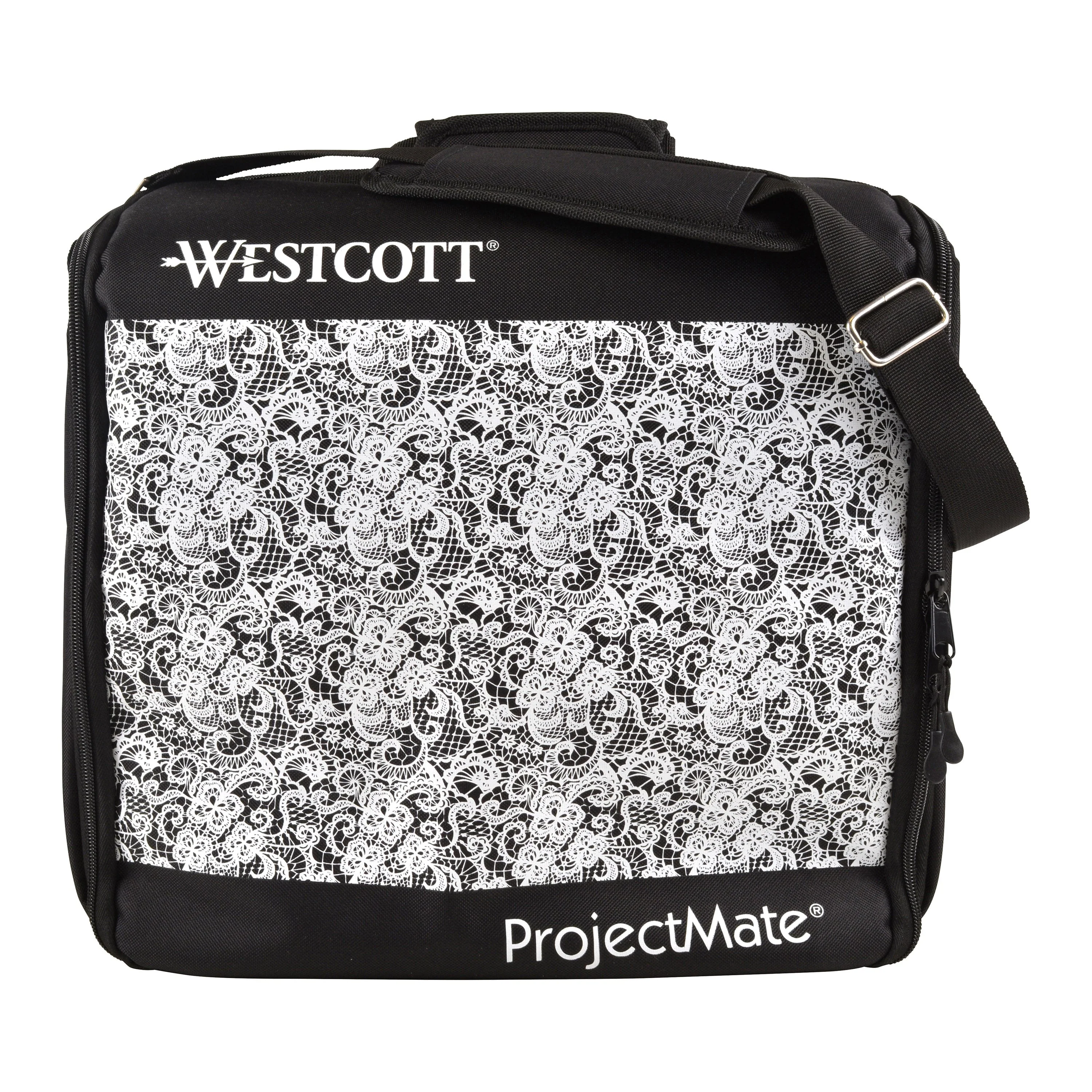 Westcott ProjectMate Craft Storage Bag/WorkStation, Black/Teal (67419-PARENT)