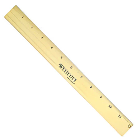 Westcott Ruler with Double Brass Edge, 12-Inch (05221) - Image 2