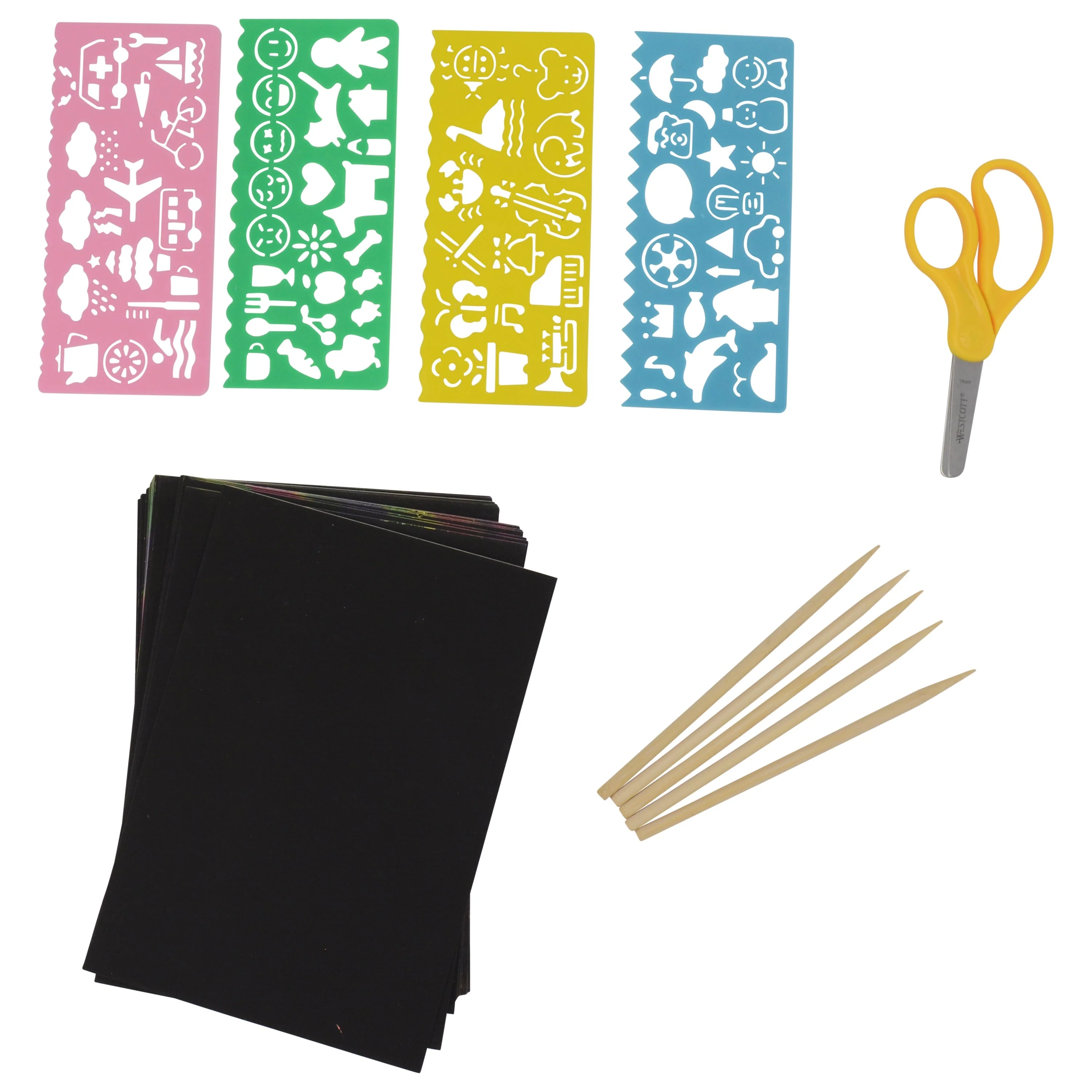 Westcott Scratch Paper Set for Kids, 60 Pieces (00984-PARENT) - Image 2